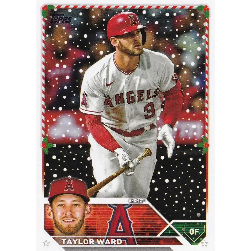 2023 Topps Holiday Taylor Ward H131 Los Angeles Angels